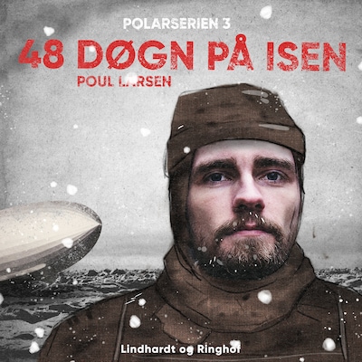48 døgn på isen – omslag til lydbogen af Poul Larsen