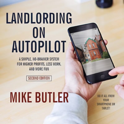 Landlording on AutoPilot – omslag til lydbogen af Mike Butler