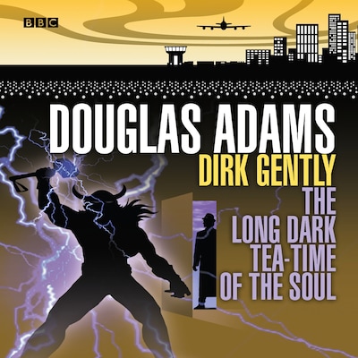 Dirk Gently The Long Dark Tea-Time Of The Soul – omslag til lydbogen af Douglas Adams