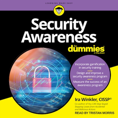 Security Awareness For Dummies – omslag til lydbogen af Ira Winkler, CISSP