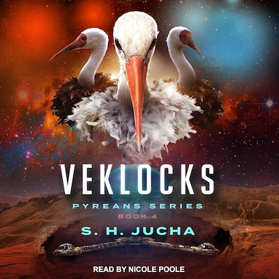 Veklocks – omslag til lydbogen af S. H. Jucha