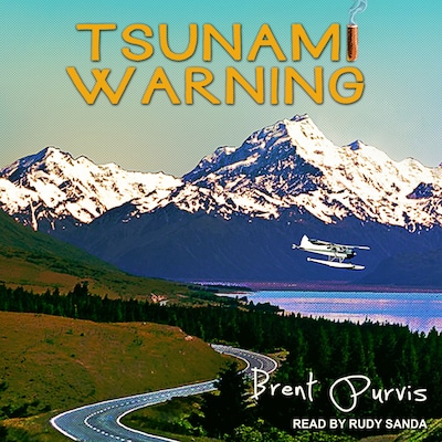 Tsunami Warning – omslag til lydbogen af Brent Purvis