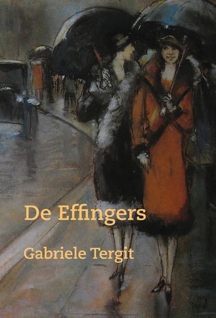 De Effingers – omslag van het luisterboek van Gabriele Tergit