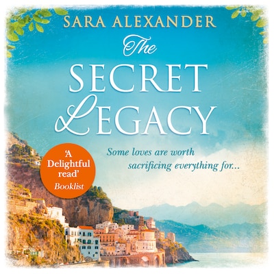 The Secret Legacy – omslag til lydbogen af Sara Alexander