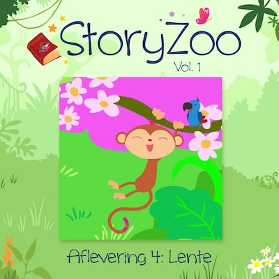 Lente – omslag van het luisterboek van StoryZoo
