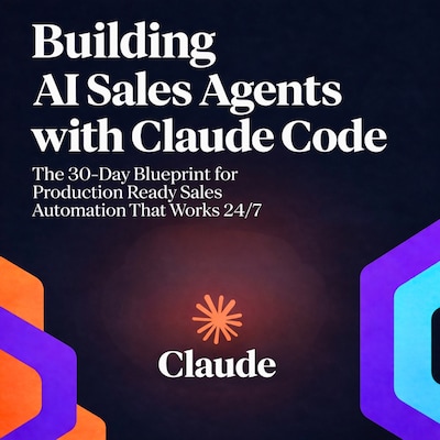 Building AI Sales Agents with Claude Code – omslag til lydbogen af Jake Morrison
