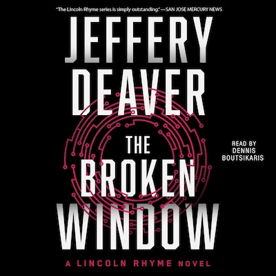 The Broken Window – omslag til lydbogen af Jeffery Deaver
