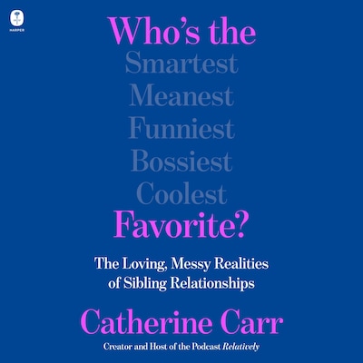 Who's the Favorite? – omslag til lydbogen af Catherine Carr
