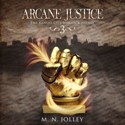 Arcane Justice – omslag til lydbogen af M. N. Jolley