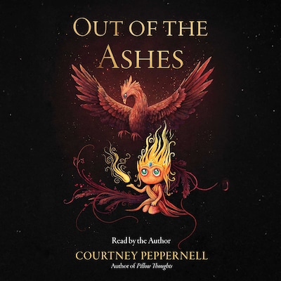 Out of the Ashes – omslag til lydbogen af Courtney Peppernell