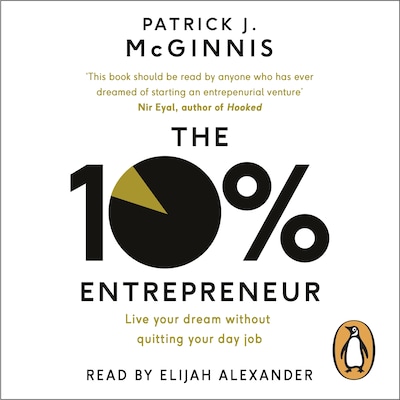 The 10% Entrepreneur – omslag til lydbogen af Patrick J. McGinnis
