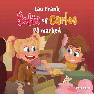 Sofie og Carlos #3: Sofie og Carlos på marked – omslag til lydbogen af Lau Frank