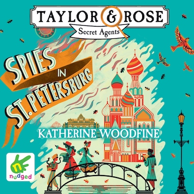 Spies in St Petersburg – omslag til lydbogen af Katherine Woodfine