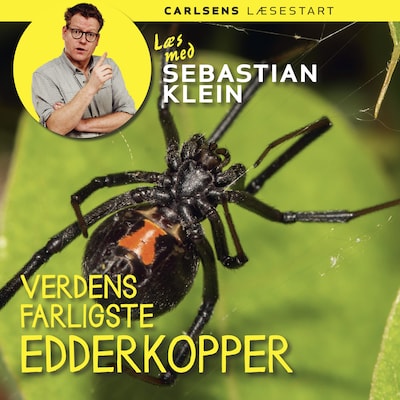 Læs med Sebastian Klein 19 - Verdens farligste edderkopper – omslag til lydbogen af Sebastian Klein