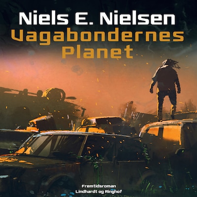 Vagabondernes planet – omslag til lydbogen af Niels E. Nielsen