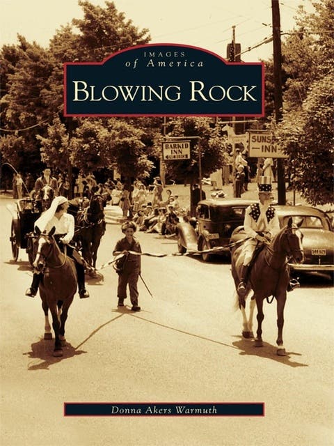 Blowing Rock – omslag til lydbogen af Donna Akers Warmuth