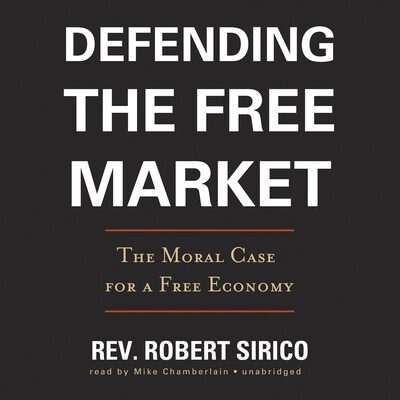 Defending the Free Market – omslag til lydbogen af Robert Sirico