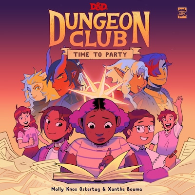 Dungeons & Dragons: Dungeon Club: Time to Party – omslag til lydbogen af Molly Knox Ostertag