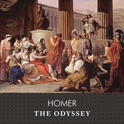 The Odyssey, with eBook – omslag til lydbogen af Homer