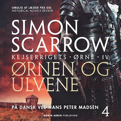 Ørnen og Ulvene – omslag til lydbogen af Simon Scarrow