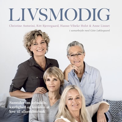 Livsmodig – omslag til lydbogen af Gitte Løkkegaard