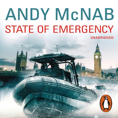 State Of Emergency – omslag til lydbogen af Andy McNab