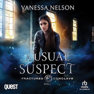A Usual Suspect – omslag til lydbogen af Vanessa Nelson