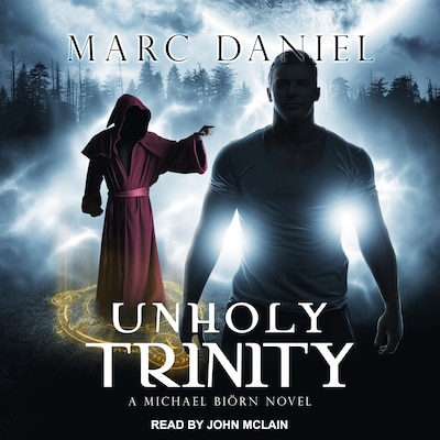 Unholy Trinity – omslag til lydbogen af Marc Daniel