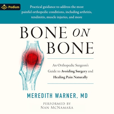 Bone on Bone – omslag til lydbogen af Meredith Warner MD