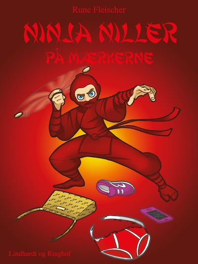 Ninja Niller på mærkerne – omslag til lydbogen af Rune Fleischer