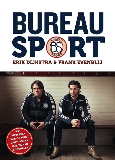 Bureau Sport – omslag van het luisterboek van Erik Dijkstra,Frank Evenblij