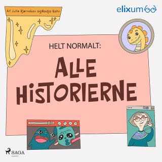 Helt normalt: Alle historierne – omslag til lydbogen af Nadja Rahr
