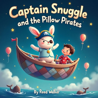 Captain Snuggle and the Pillow Pirates – omslag til lydbogen af Reed Walker