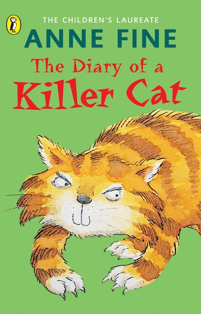 The Diary of a Killer Cat – omslag til lydbogen af Anne Fine