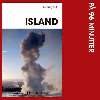 Turen går til Island på 96 minutter – omslag til lydbogen af Kristian Torben Rasmussen