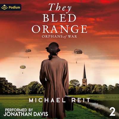 They Bled Orange – omslag til lydbogen af Michael Reit