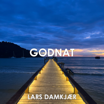 Godnat – omslag til lydbogen af Lars Damkjær