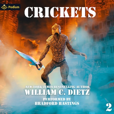Crickets 2 – omslag til lydbogen af William C. Dietz