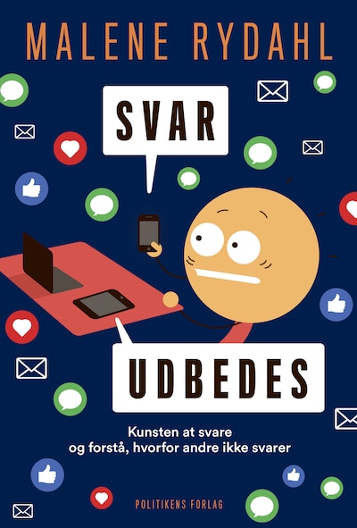 Svar udbedes – omslag til lydbogen af Malene Rydahl