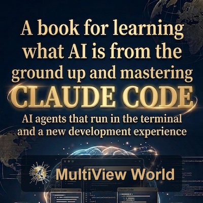 Mastering Claude Code – omslag till ljudboken av MultiView World