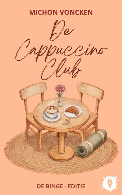 De cappuccino club: De binge-editie – omslag van het luisterboek van Michon Voncken