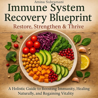 Immune System Recovery Blueprint: Restore, Strengthen & Thrive – omslag til lydbogen af Amina Subramani