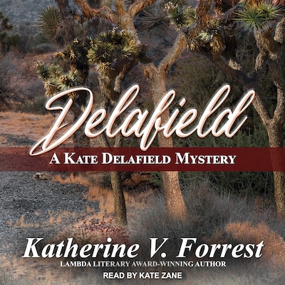 Delafield – omslag til lydbogen af Katherine V. Forrest