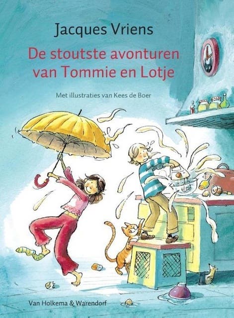 Stoutste avonturen van Tommie en Lotje – omslag van het luisterboek van Jacques Vriens
