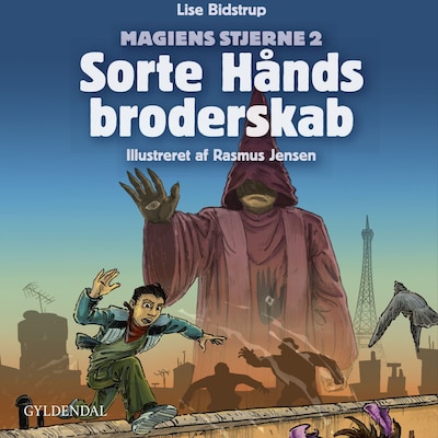 Sorte Hånds broderskab – omslag til lydbogen af Lise Bidstrup