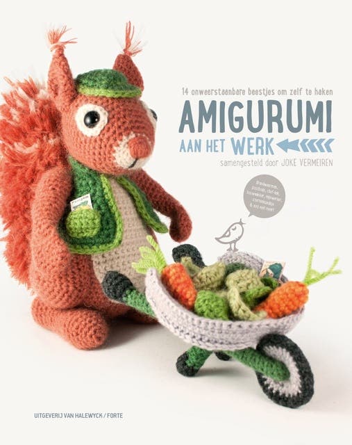 Amigurumi aan het werk: 14 onweerstaanbare beestjes om zelf te haken – omslag van het luisterboek van Joke Vermeiren