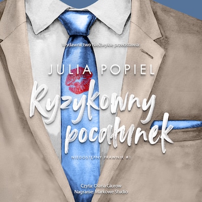Ryzykowny pocałunek (wznowienie) – okładka audiobooka, autor Julia Popiel