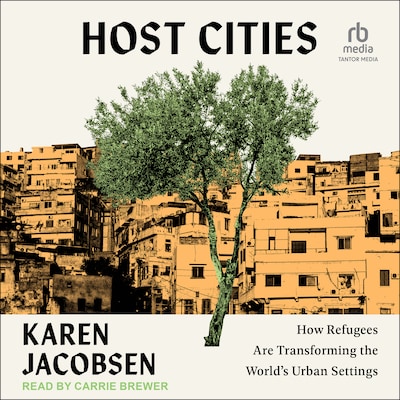 Host Cities – omslag til lydbogen af Karen Jacobsen