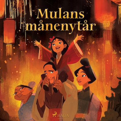 Mulan - Mulans månenytår – omslag til lydbogen af Disney