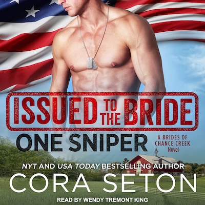 Issued to the Bride One Sniper – omslag til lydbogen af Cora Seton